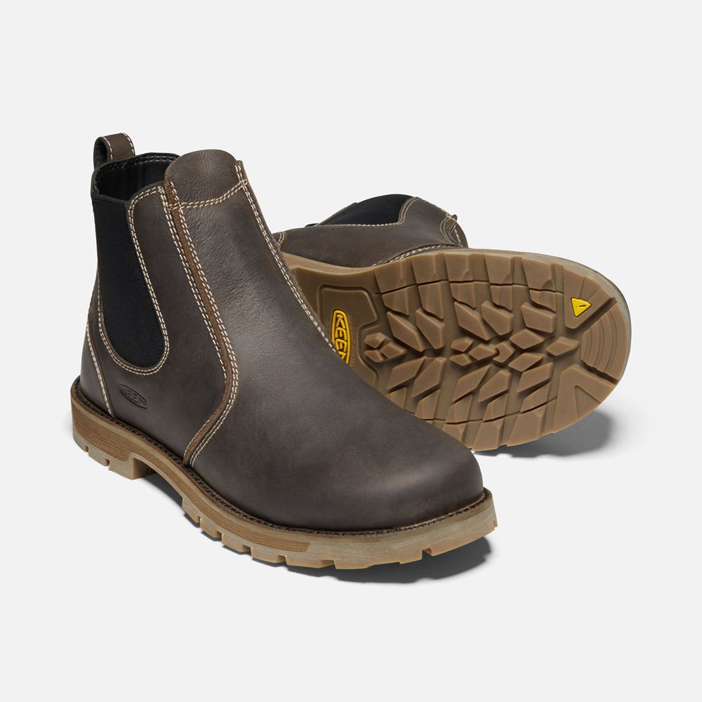 Keen Laarzen Heren Zwart Bruin - Seattle Romeo (Soft Toe) - 43875-POYN